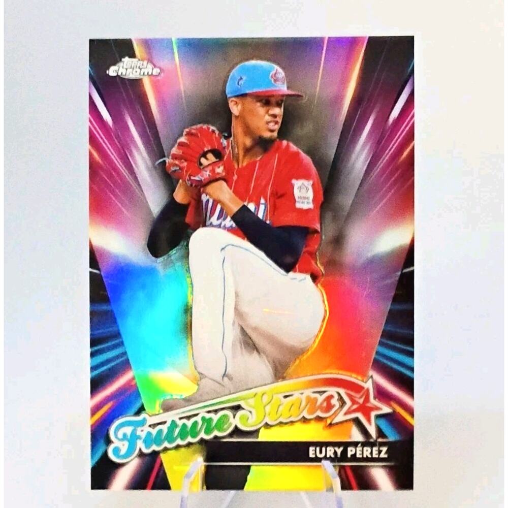 2024 Topps Chrome - Future Stars Eury Perez #FS-11 REFRACTOR